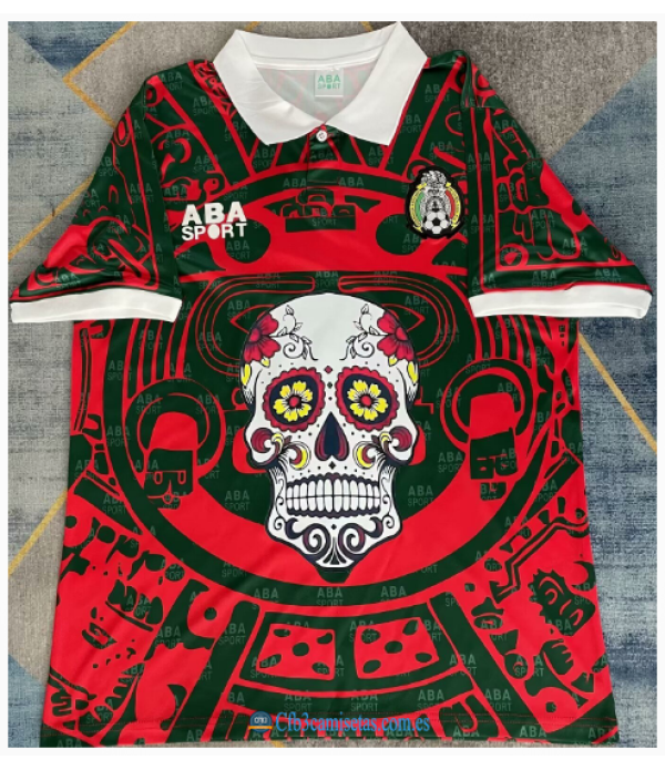 CFB3-Camisetas Mexico equipación especial 1998 halloween