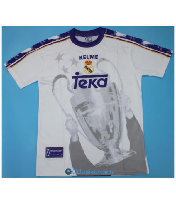 CFB3-Camisetas Real madrid 1a equipación 1997/98 campeon champions