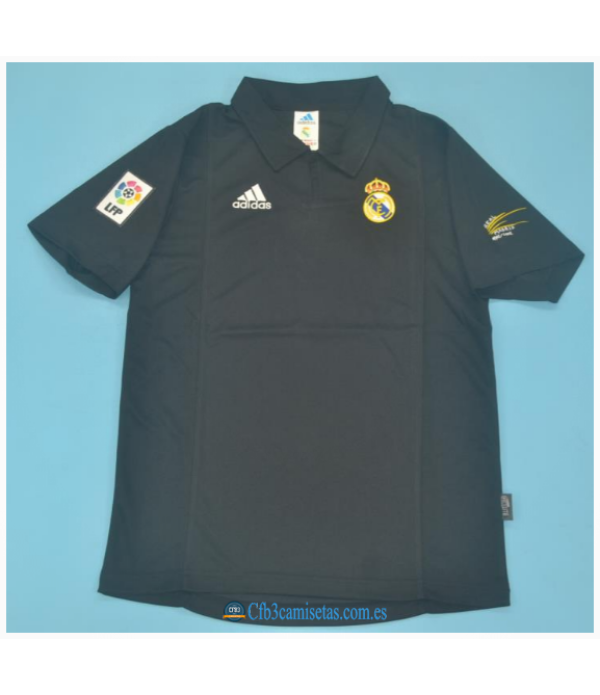 CFB3-Camisetas Real madrid 2a equipación 2001/02 centenario