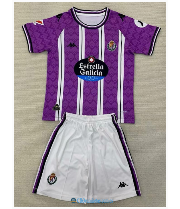 CFB3-Camisetas Real valladolid 1a equipación 2024/25 - niños