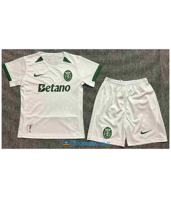 CFB3-Camisetas Sporting cp 2a equipación 2024/25 - niños