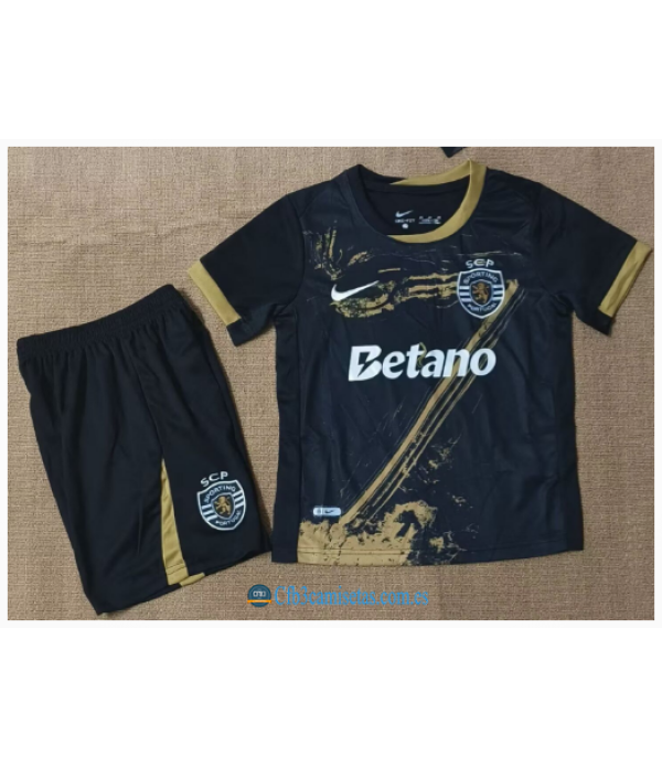 CFB3-Camisetas Sporting cp 4a equipación 2024/25 - niños