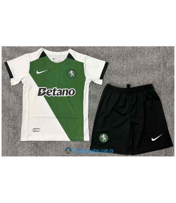 CFB3-Camisetas Sporting cp equipación 100th 2024/25 - niños