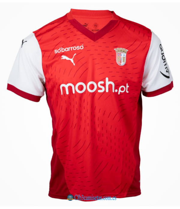 CFB3-Camisetas Sporting de braga 1a equipación 2024/25