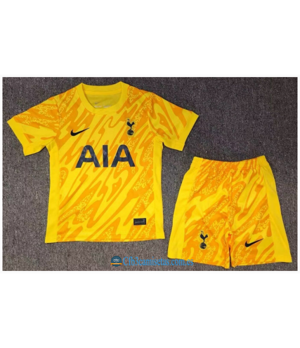 CFB3-Camisetas Tottenham hotspur 1a equipación portero 2024/25 - niños