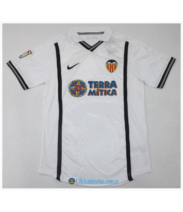 CFB3-Camisetas Valencia 1a equipación 2000/01