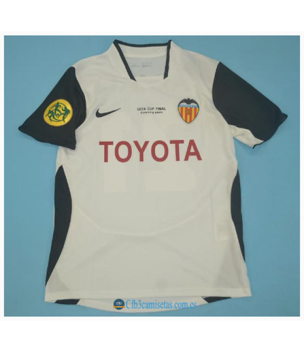 CFB3-Camisetas Valencia 1a equipación final uefa 2003/04