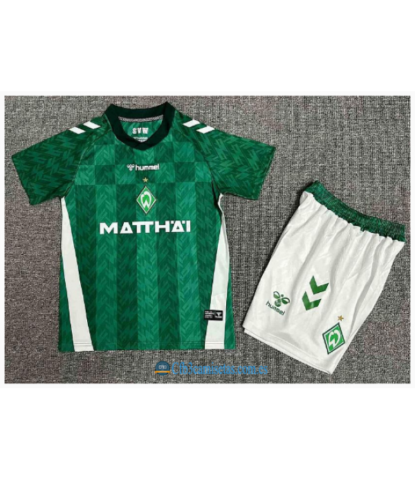 CFB3-Camisetas Werder bremen 1a equipación 2024/25 - niños