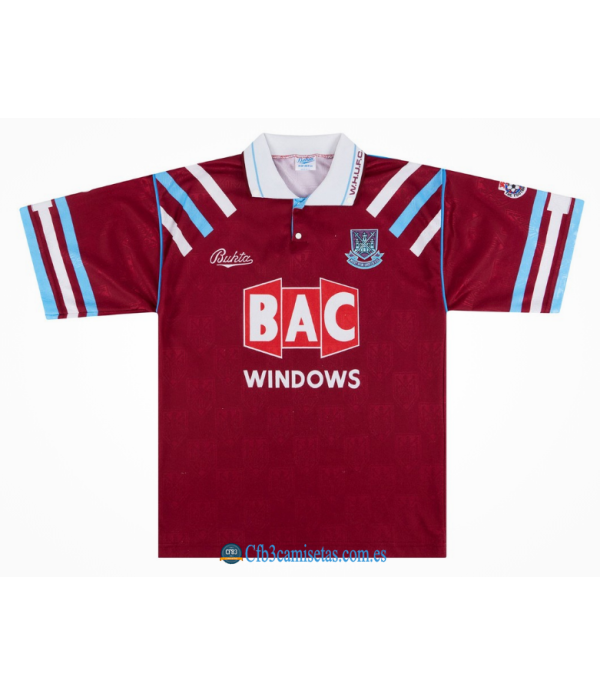 CFB3-Camisetas West ham 1a equipación 1991/92