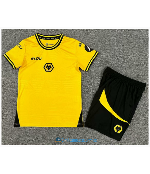 CFB3-Camisetas Wolves 1a equipación 2024/25 - niños